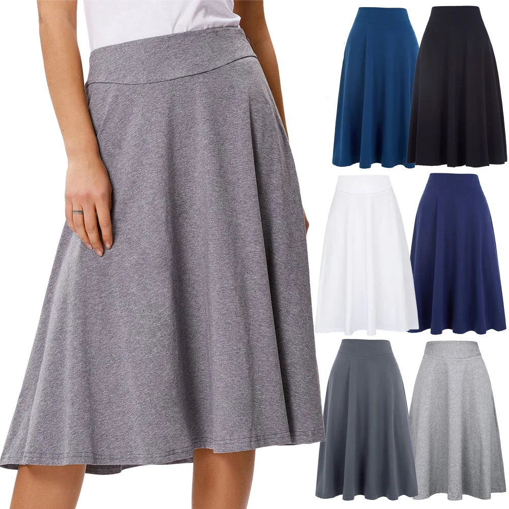 Новинка 2020 летние модные юбки для женщин офисные высокая талия Saias faldas jupe