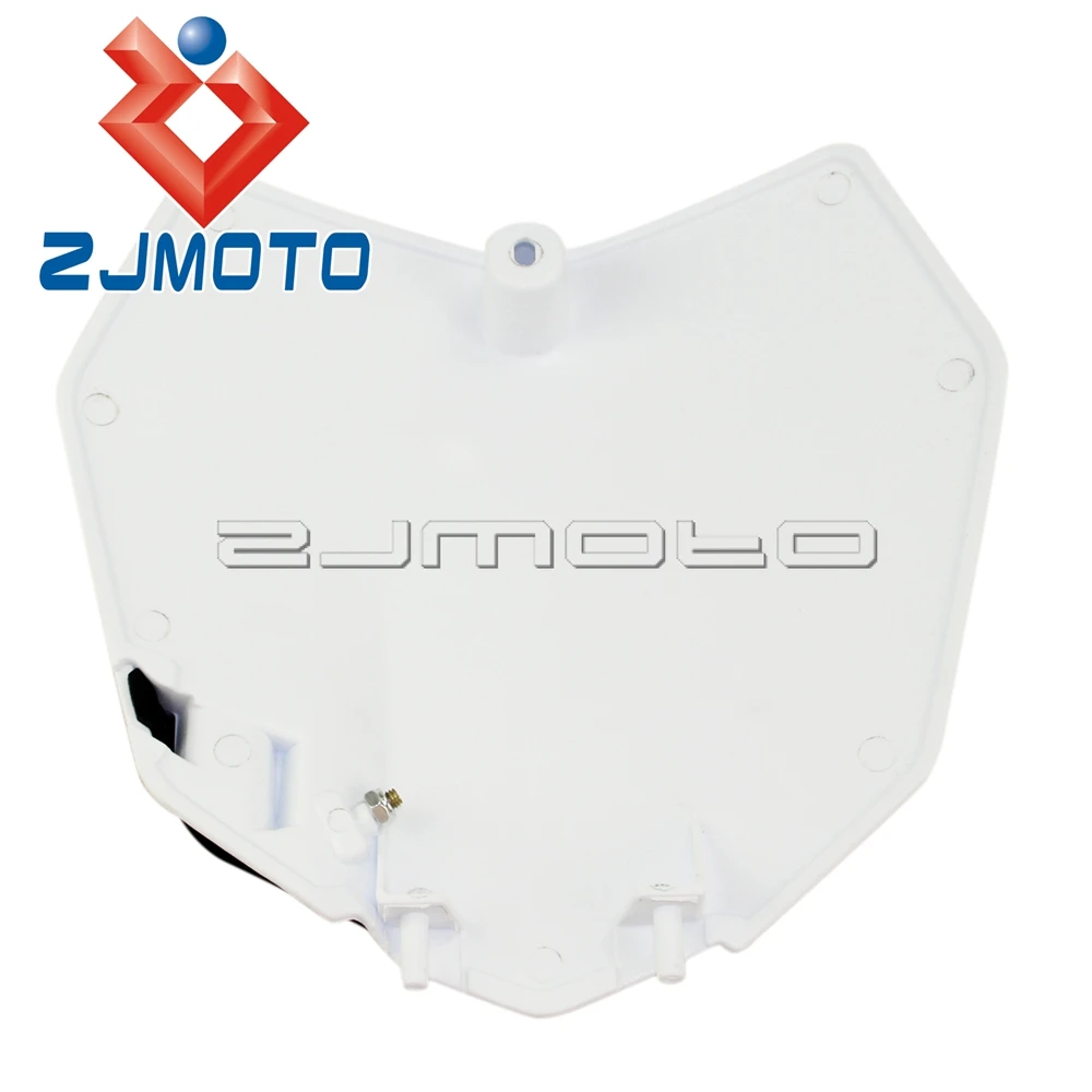 ZJMOTO Мотокросс спереди имя номерной знак для 350 SX-F 250 SX 2013-15 Dirt Bike Enduro MX белый |