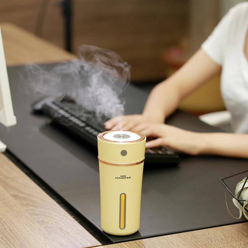 GXZ 300 мл чашка USB увлажнитель Светодиодный Фонари ультразвуковой для автомобилей