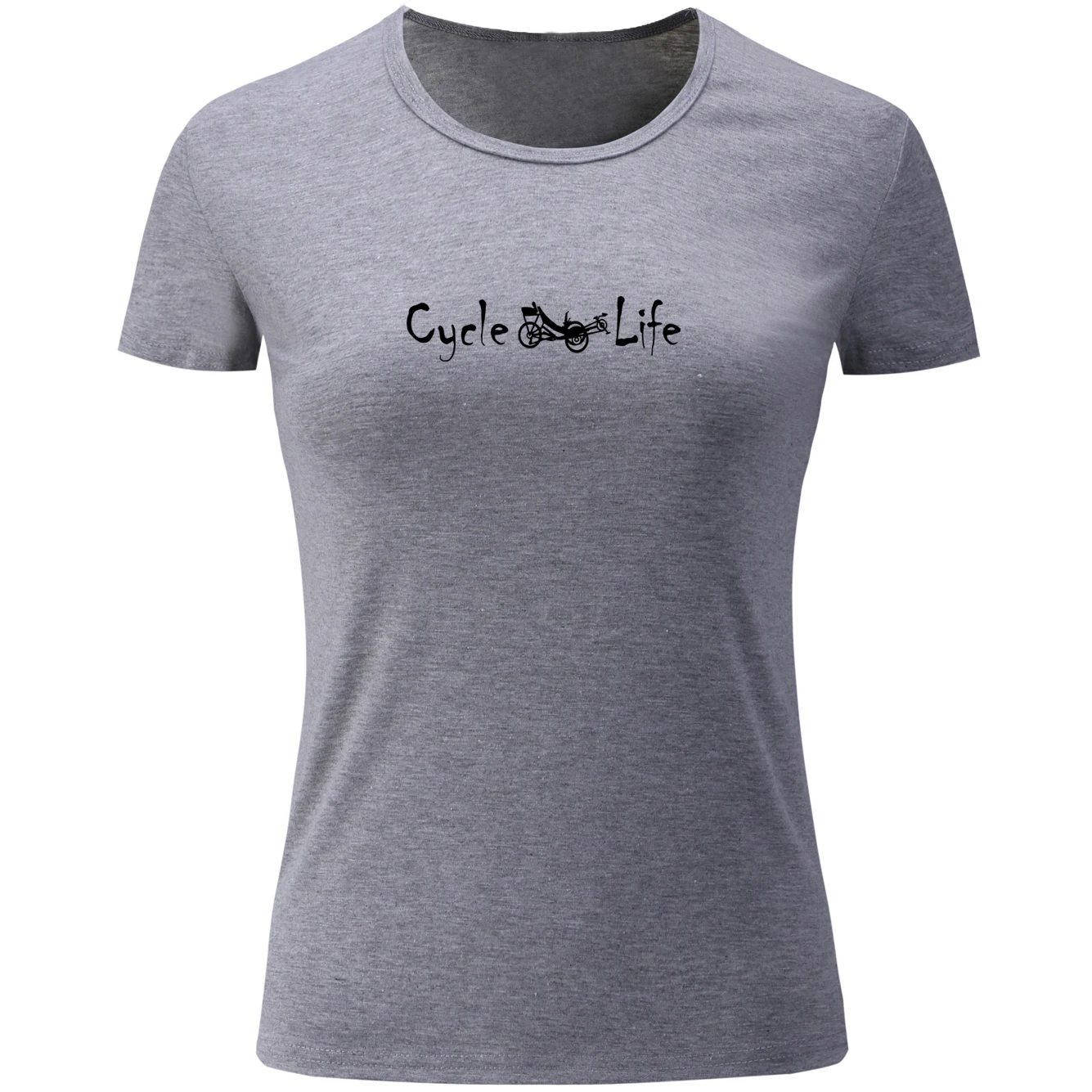 Модная футболка iDzn с рисунком жизни стильная коротким рукавом Женские