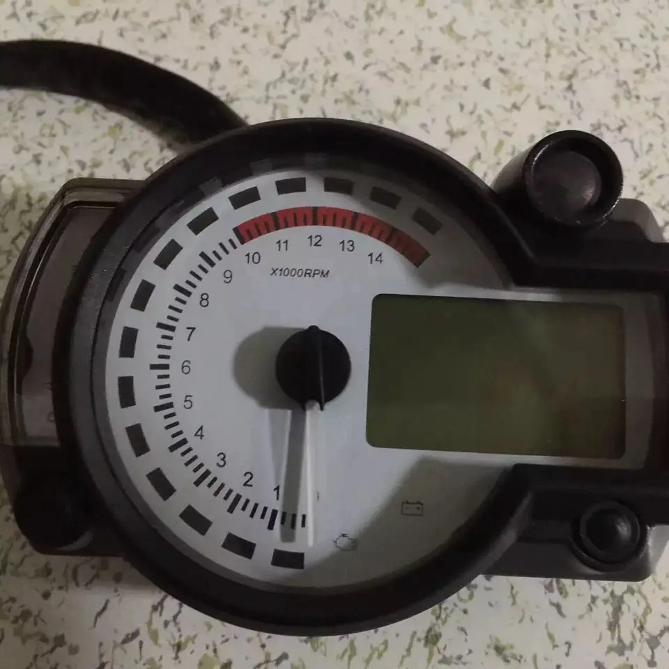 KOSO RX2N аналогичный ЖК-цифровой мотоцикл одометр спидометр Регулируемый Макс 299 км/ч 7 цветов ЖК-дисплей