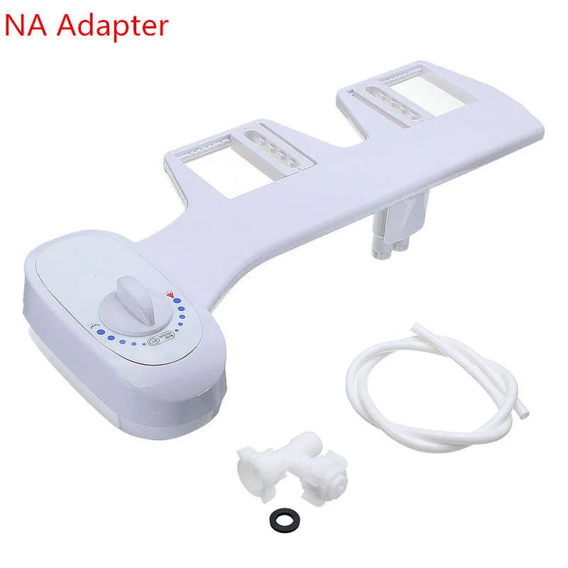 NA Adapter Портативное неэлектрическое сиденье для унитаза Биде Ванная комната двойные разбрызгиватели насадка для туалета сиденье гинекологический шланг-распылитель для мойки воды биде - Цвет: NA Adapter