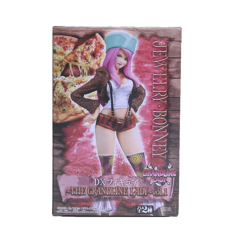 Bonney with box Аниме одна деталь DXF фигурка grandline Леди Мужчины Луффи Санджи Tashigi коала Трафальгар Ло Бонни Corazo Doflamingo игрушка 16-20 см - Цвет: Bonney with box