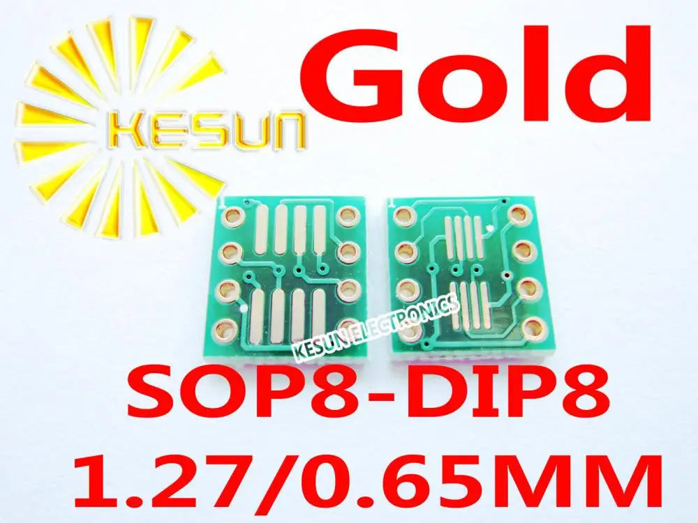 40 шт. позолоченный SO8 MSOP8 SOIC8 TSSOP8 SOP8 адаптер с поворотом DIP8 IC пластина PCB без