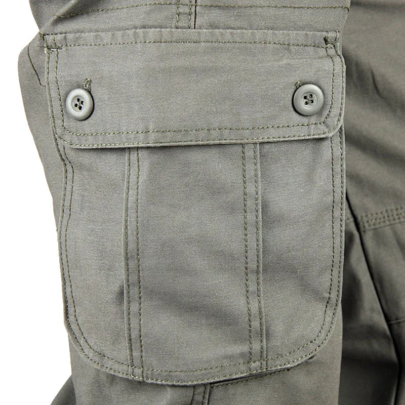 

Pants Men's Cargo Pants Casual Mens Pant Multi Pocket Military Overall Men Outdoors High Quality Long Trousers Plus size 30-40