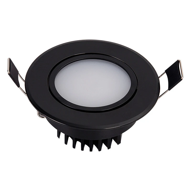 

Dimmable Anti fog Black Led downlight bulbs COB Ceiling Spot Light 3w 5w 7w 12w 85-265V ceiling recessed Lights Indoor Lighting