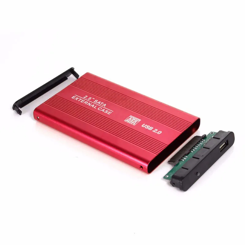 2," USB 2,0 SATA HD Box 1 ТБ HDD жесткий диск Внешний корпус чехол с поддержкой до 3 ТБ средство резервного копирования данных для ПК ноутбука