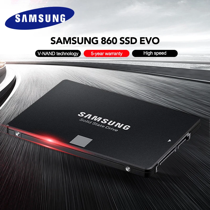 Samsung 860 EVO SSD 250 ГБ 500 Гб Внутренний твердотельный диск HDD жесткий SATA3 2 5 дюймов