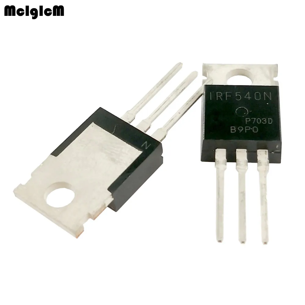 High quality 100 pcs mosfet irf540 IRF540N field effect transistor irf540npbf to-220 | Электронные компоненты и