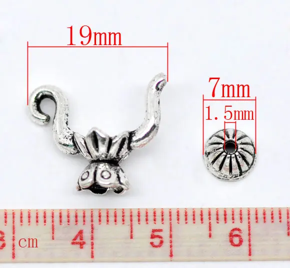 Jewelry Set Vintage Bead Caps For Diy End Connector Findings Bracelets Making High Quality 10 Sets | Украшения и аксессуары