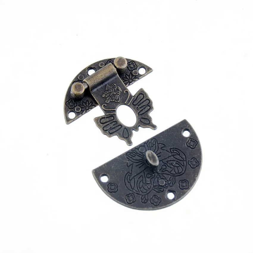 Бесплатная доставка 1 набор замок коробки Замок корпуса для деревянного ящика