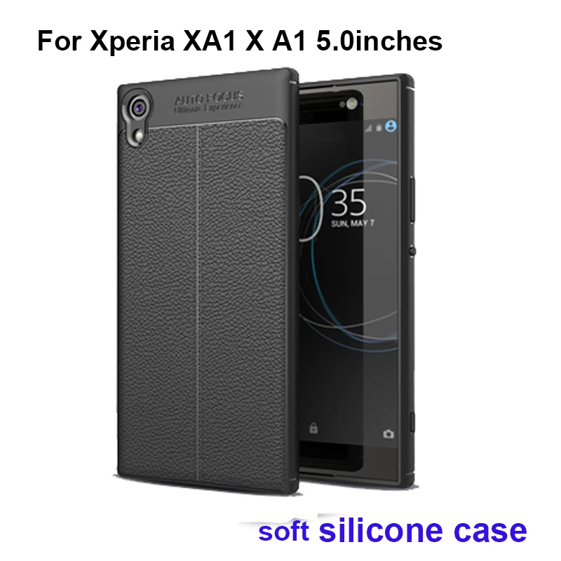 Роскошный мягкий чехол накладка из ТПУ и силикона для Sony Xperia XA1 мобильного
