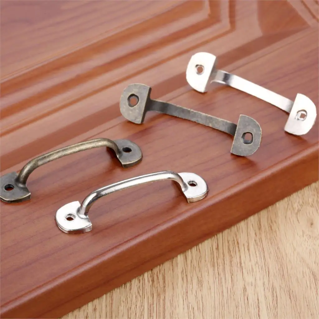 Винтажная деревянная коробка ящик для хранения с ручкой в виде цветка 60*16 мм из