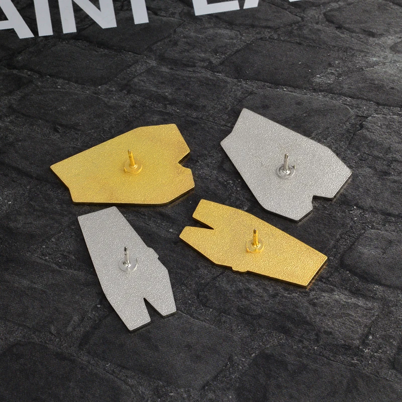 2 шт./компл. гроб &quotскелетная&quot тема броши на булавке я ухожу Панк Эмаль значок в