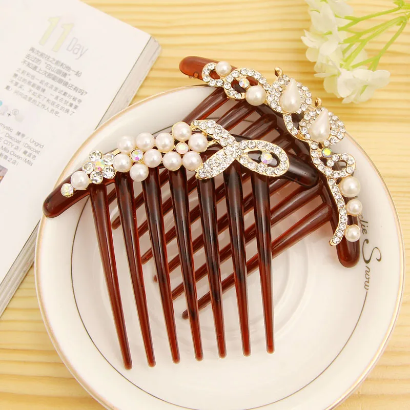 Модные жемчужные цветочные аксессуары для женщин и девушек в пучок заколки волос