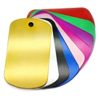 Алюминиевая Военная идентификационная бирка для питомца, 20 шт.лот