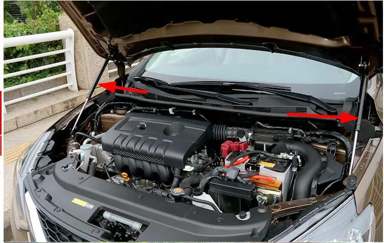 Подходит для 2014 2017 Nissan Altima аксессуары капот автомобиля Газ Шок стойки Лифт