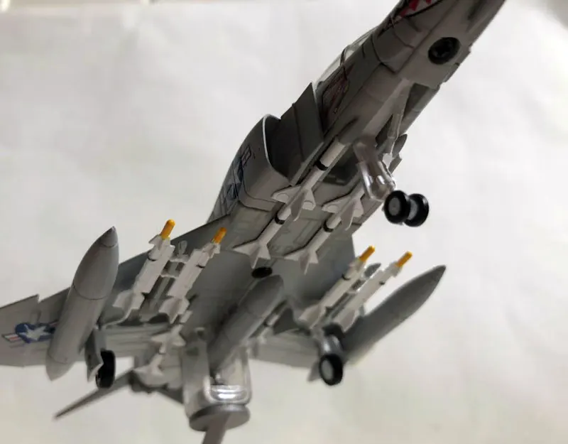 WLTK военная модель 1/100 весы F 4 Phantom II VF 84 веселый Роджерс боец литой металлический