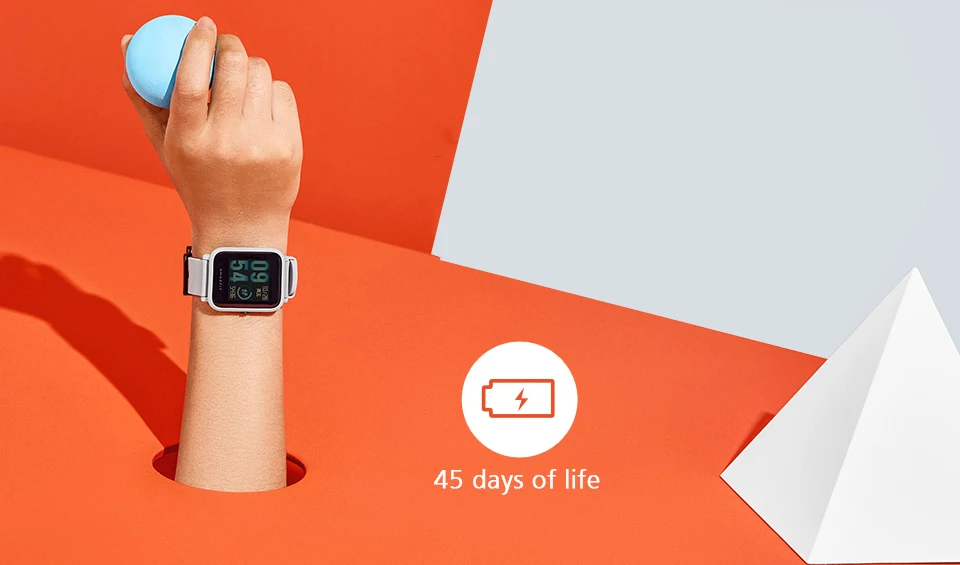 [Бесплатный ремешок] HUAMI Amazfit Смарт часы Youth Edition Bip BIT PACE Lite 32g Ультра-светильник экран 1,2" Водонепроницаемый gps