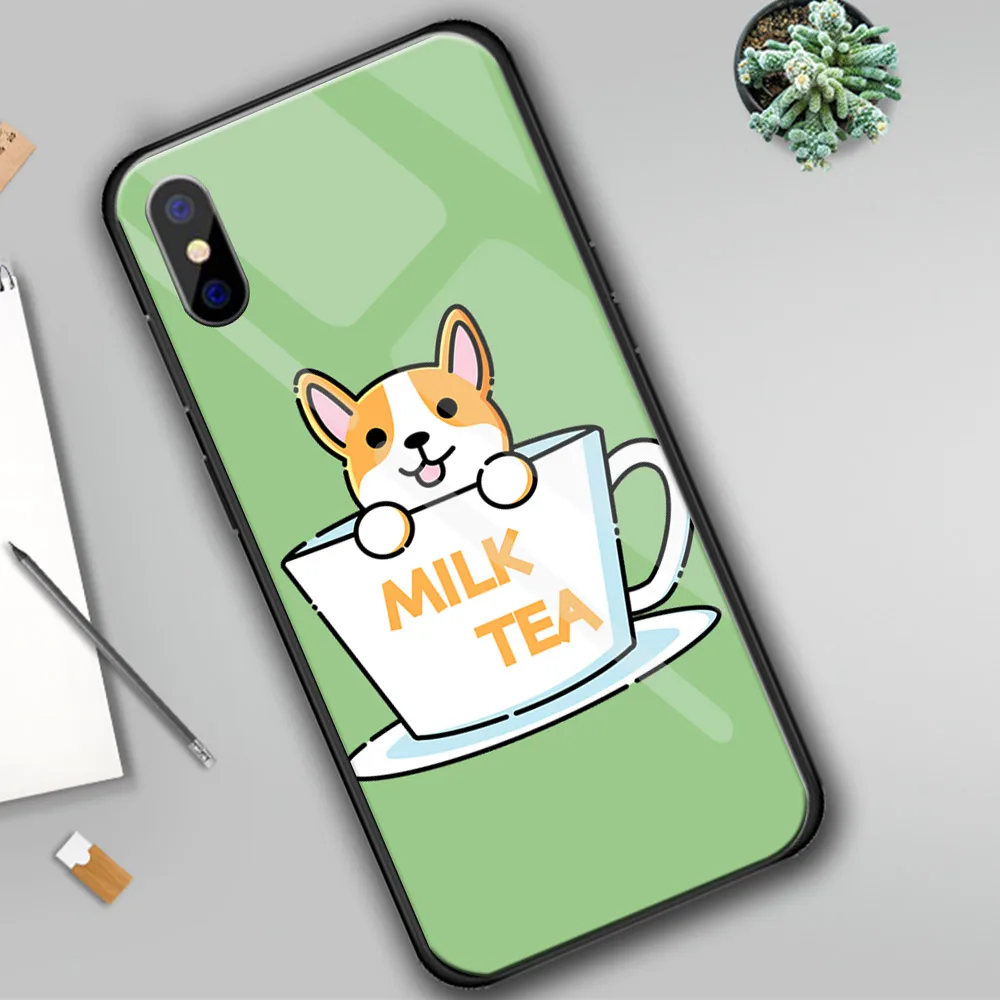 Милый стеклянный чехол с изображением ананаса авокадо для Iphone XS Max XR 8 7 6 5 5S