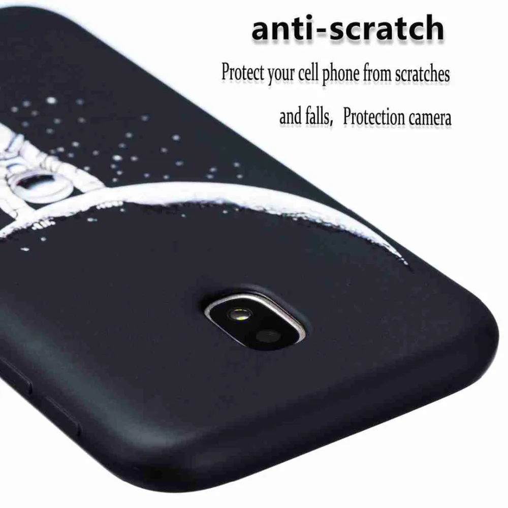 Черный цветок собаки для Samsung J330 J530 J730 чехол телефона силиконовый TPU J2 J5 J7 Prime J4 J6 Plus