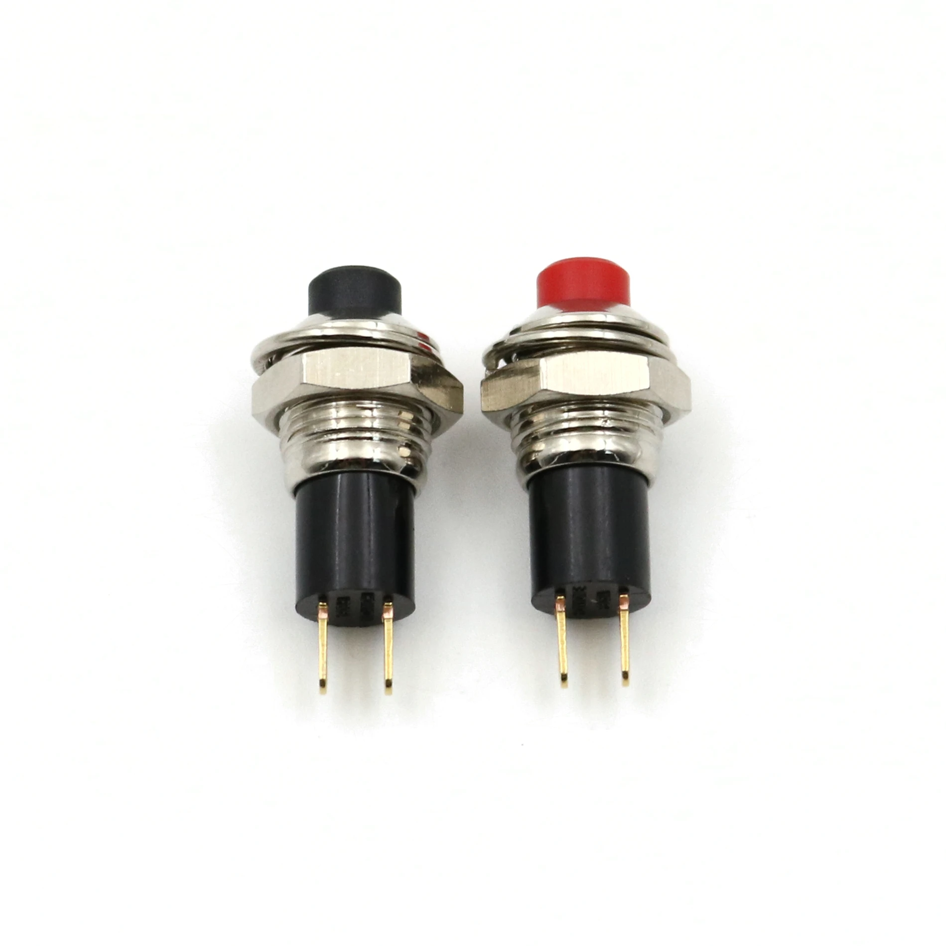 Круглые самоблокирующиеся кнопочные мини переключатели 10 мм с 2 контактами 5