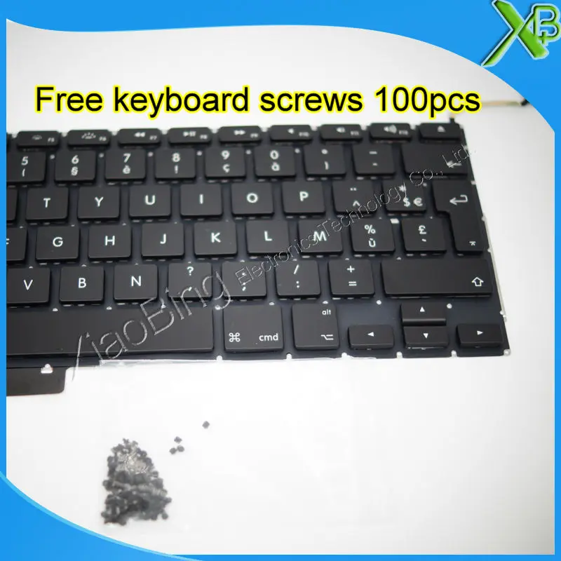 Совершенно новый для MacBook Pro 15 4 &quotA1286 AZERTY FR Французская клавиатура + 100 шт. винты