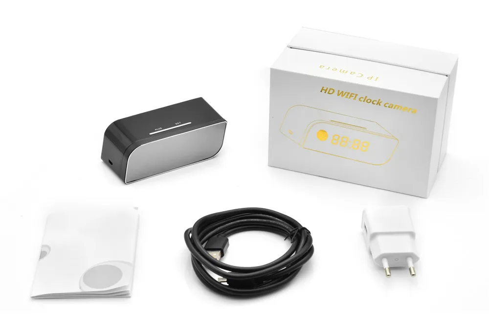 CCTV 1080P wifi мини-камера с будильником времени, беспроводная няня с часами, P2P безопасность, ночное видение, обнаружение движения, Домашняя безопасность, ip-камера
