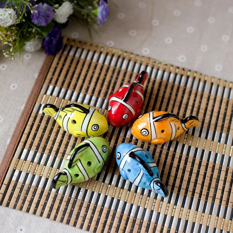 Тао флейта оптом моделирование маленьких рыб мультфильм окарина несколько