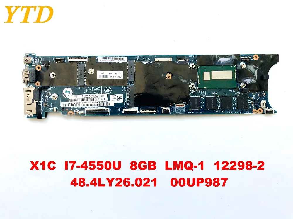 Оригинал для ноутбука Lenovo X1C материнская плата I7 4550U 8 Гб LMQ 1 12298 2 48 4ly26. 021 00UP987