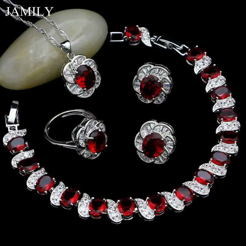 Женский ювелирный комплект из колье серёг и кольца серебра 925 пробы | Украшения