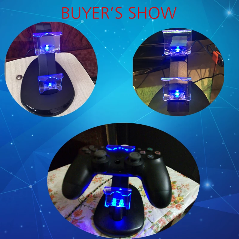 Новинка подставка для Ps4 Pro Slim держатель контроллера двойное зарядное устройство