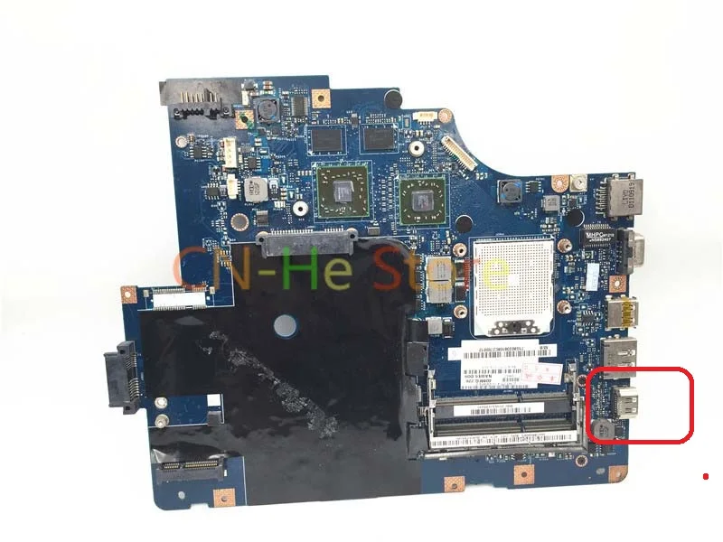 JOUTNDLN для Lenovo G565 Z565 NAWE6 ноутбук материнская плата Гнездо S1 DDR3 la 5754p Бесплатная