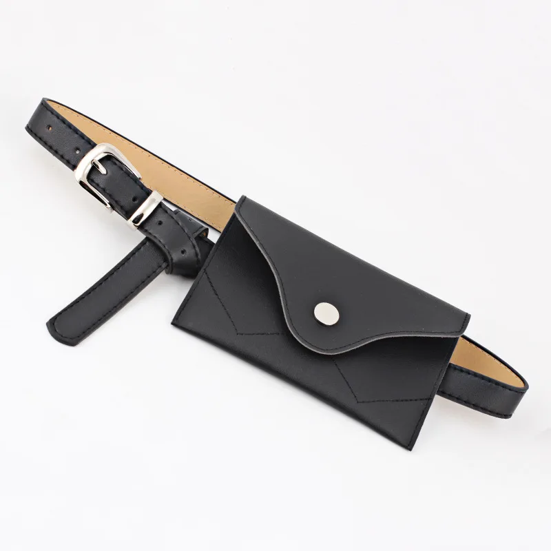 Женский ремень из искусственной кожи Aaccessories тонкий регулируемый джинсовый Декор