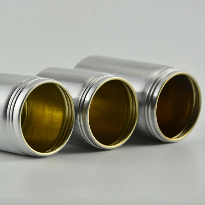 Заправляемый алюминиевый баночек для крема маски и мази 50 мл 100 150 упаковка