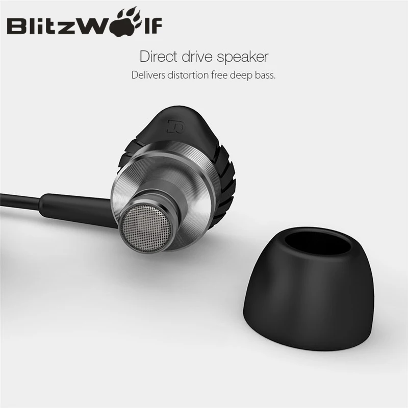 BlitzWolf BW VOX1 наушники вкладыши с железным шумоподавлением Универсальные для