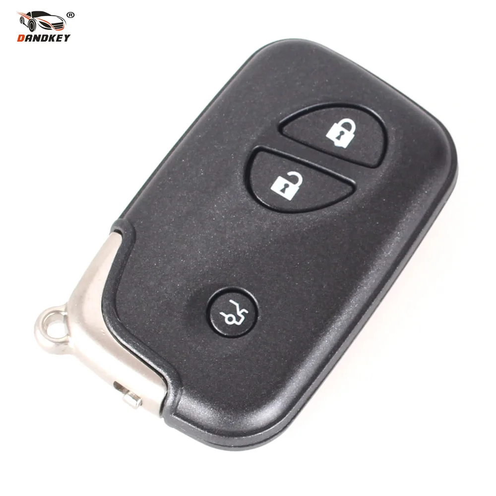 Dandkey Замена Smart Remote случае ключ FOB Автозапуск 3 Пуговицы для Lexus IS250 ES350 GS350 LS460 GS с