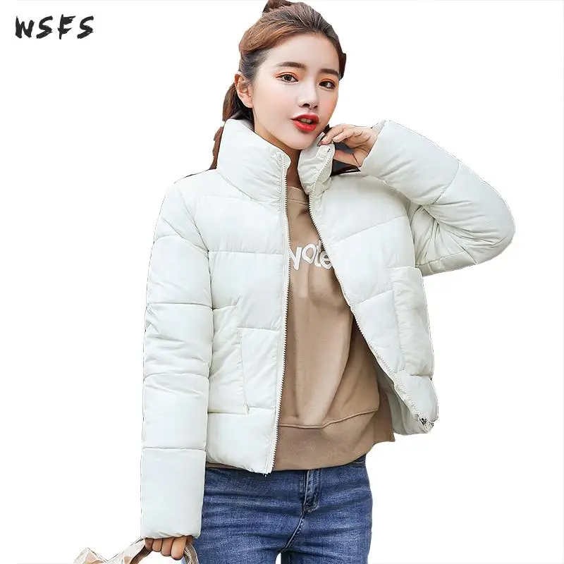 Зимняя одежда с хлопковой подкладкой черные серые зеленые красные короткие