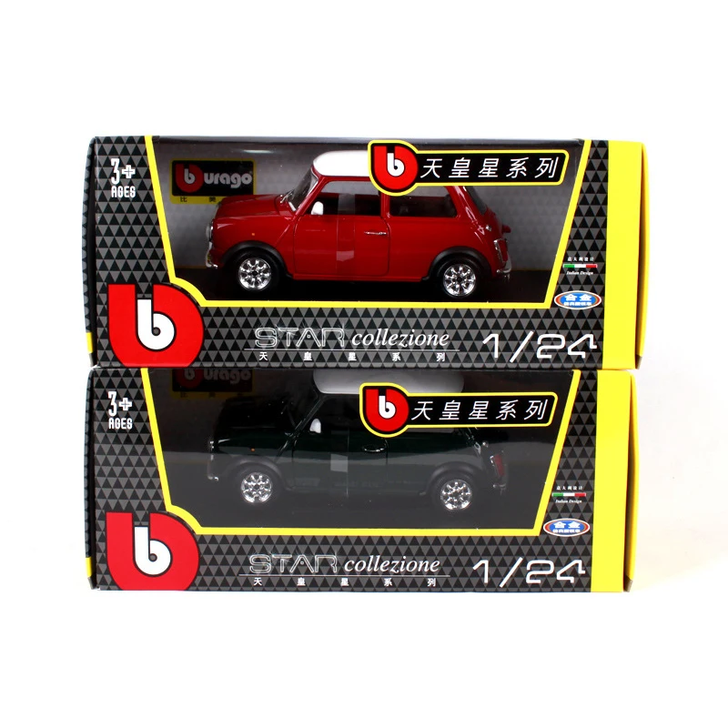 BBUAGO 1:24 MINI 1969 медная модель автомобиля металлическая машина детские игрушки для