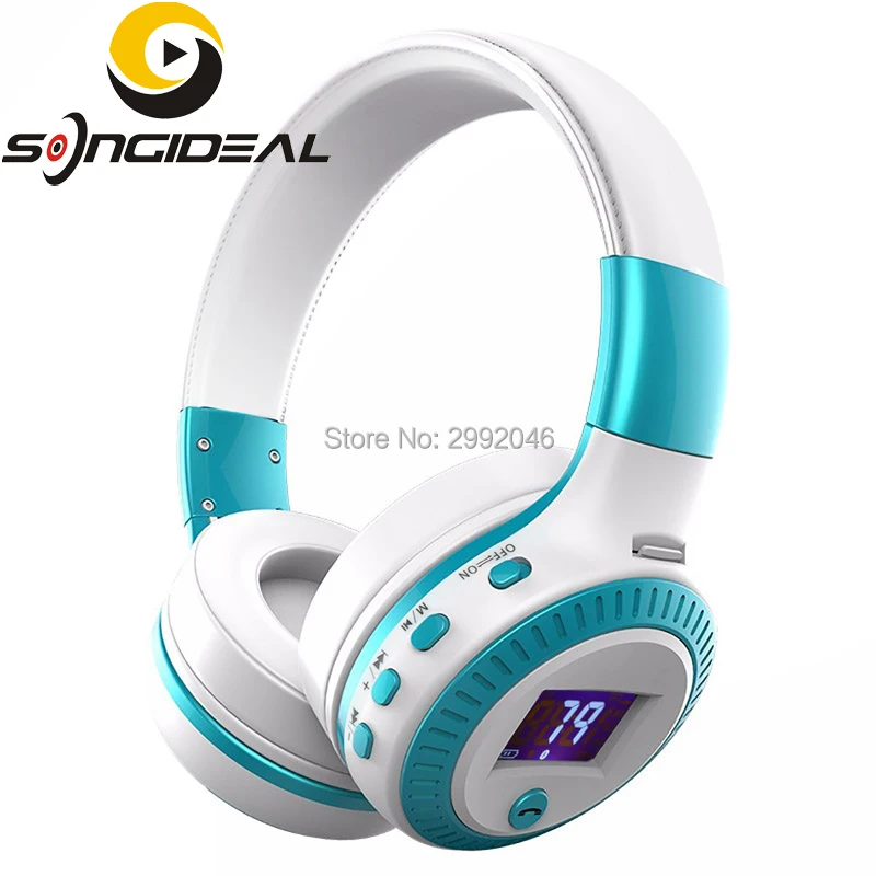 Беспроводной или проводной On Ear складной регулируемый гарнитуры songideal Bluetooth