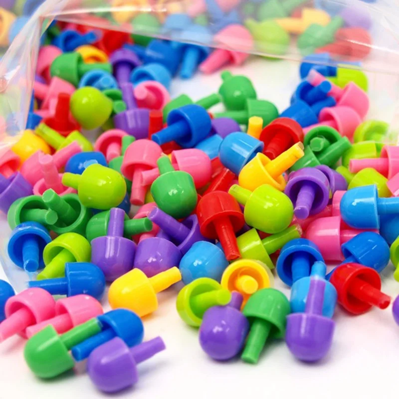 Лидер продаж DIY мозаика гриб гвоздя комплект головоломки Игрушечные лошадки