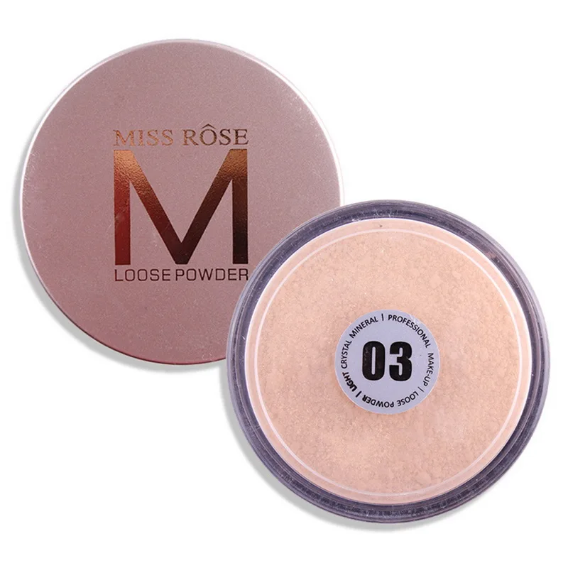 Бренд Miss Rose пудра для лица Maquiagem стойкий осветлитель кожи свободный порошок