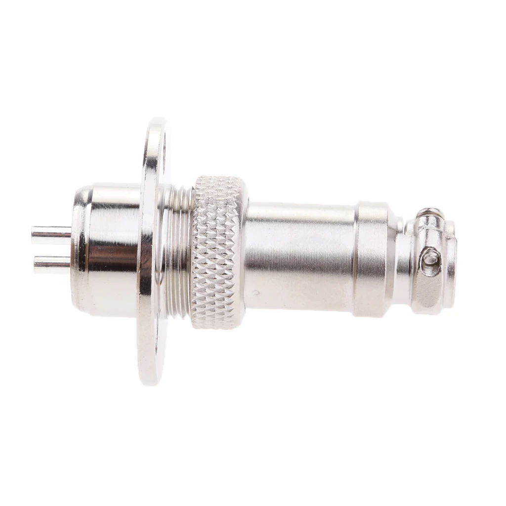 

New Brand Waterproof 16mm 2 Pole Deck Plug / Connector / Outlet GX16-2P marine grade 12 & 24 volt waterproof deck connector