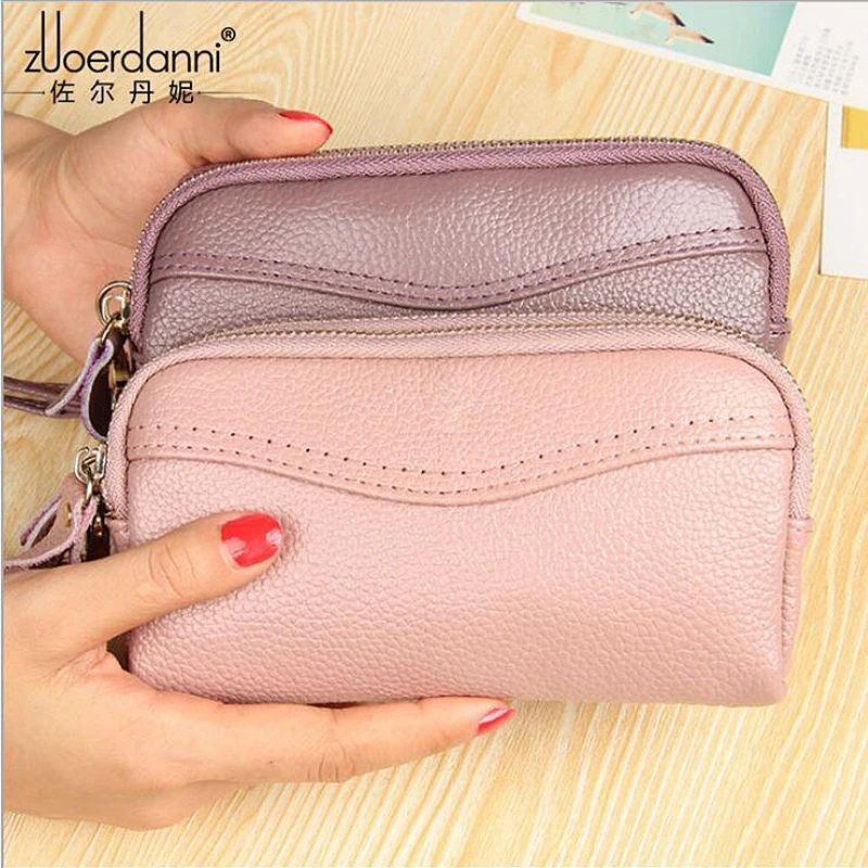 Модная кожаная сумочка для сотового телефона в европейском и американском стиле