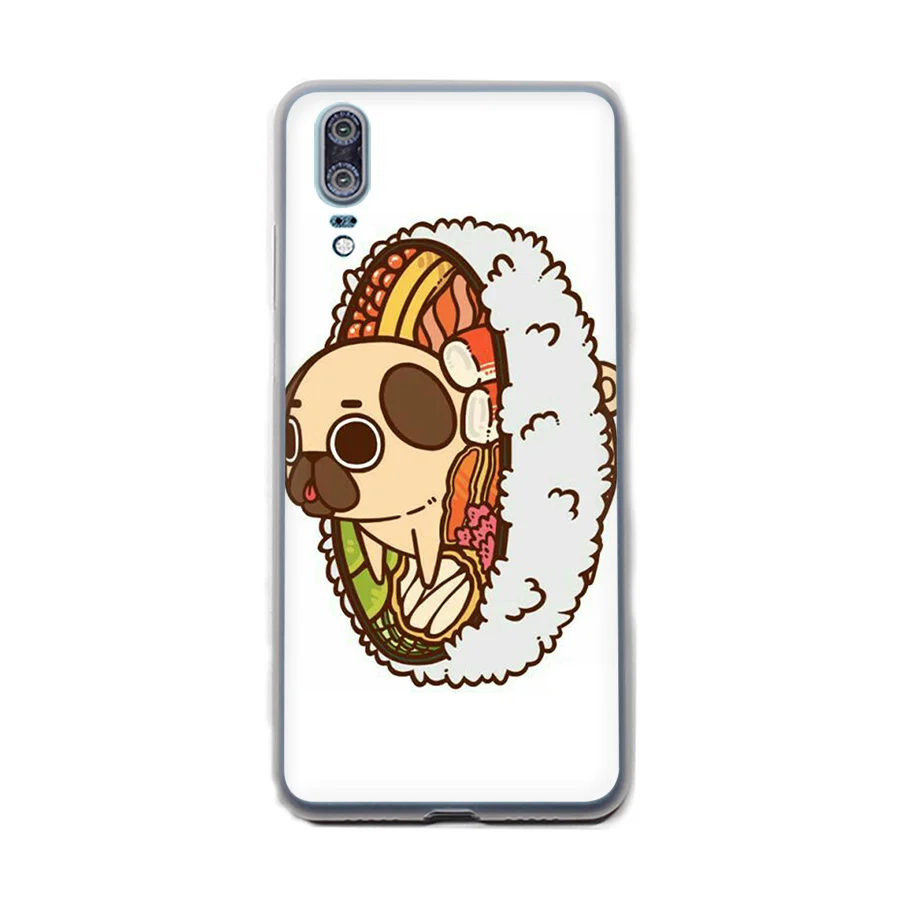 Мягкий чехол из ТПУ для Sushi Pug новинка чехлы Huawei P30 P8 P9 P10 P20 Lite Pro 2015 2016 2017 P Smart |