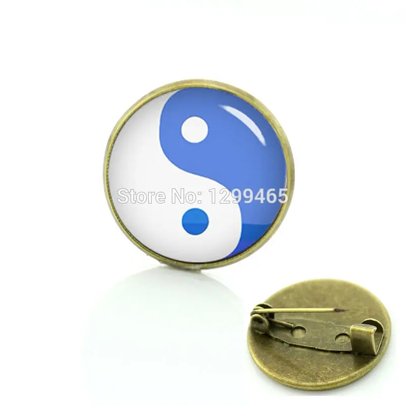 2017 булавка броши для броша китайский даосизм знак древние восемь диаграмм и Инь
