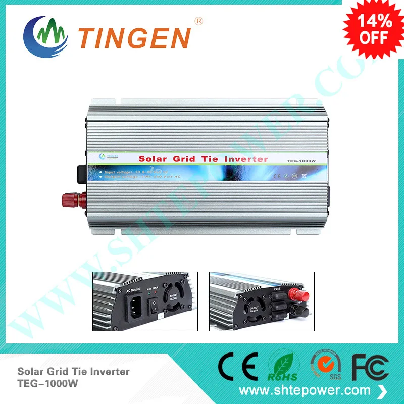Солнечные панели 1000 Вт 1 кВт 12 В 24 постоянного тока инвертор входной мощности до
