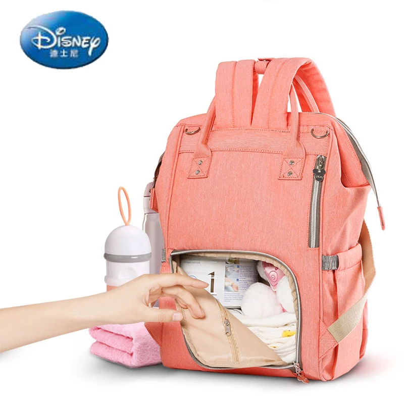 Disney USB Отопление сумка для подгузников подгузник рюкзак большой емкости кормящих путешествий рюкзак сохранение тепла DS8205