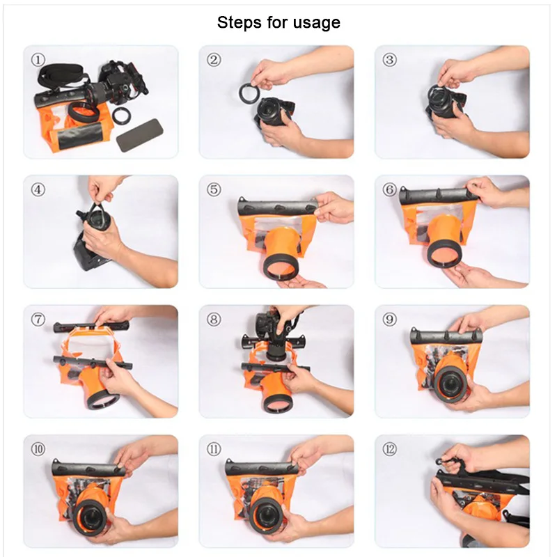 Новинка Водонепроницаемая подводная сумка чехол HD универсальная защита для