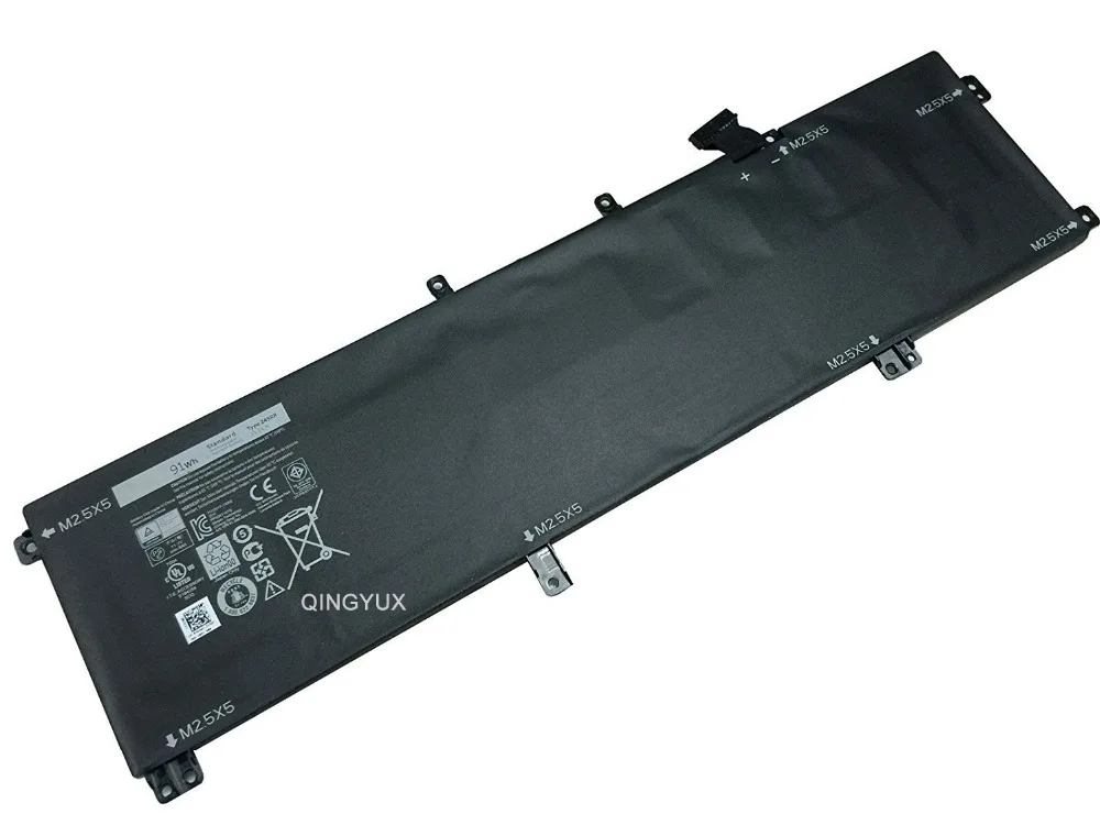 QINGYUX Новый 11 1 В 91Wh 9cell 245RR T0TRM H76MV Аккумулятор для ноутбука Dell XPS 15 9530 Precision M3800